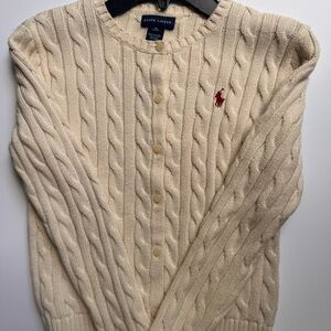 Cream Polo sweater